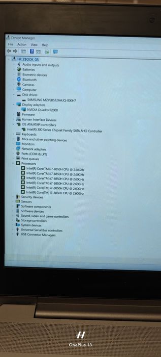 HP ZBook 15 G5 • i7-8850H • 32GB RAM • Quadro P2000