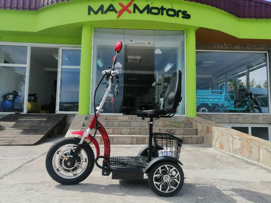 Електрическа Триколка 750W RED mod.-A3 Вносител MaXmotors