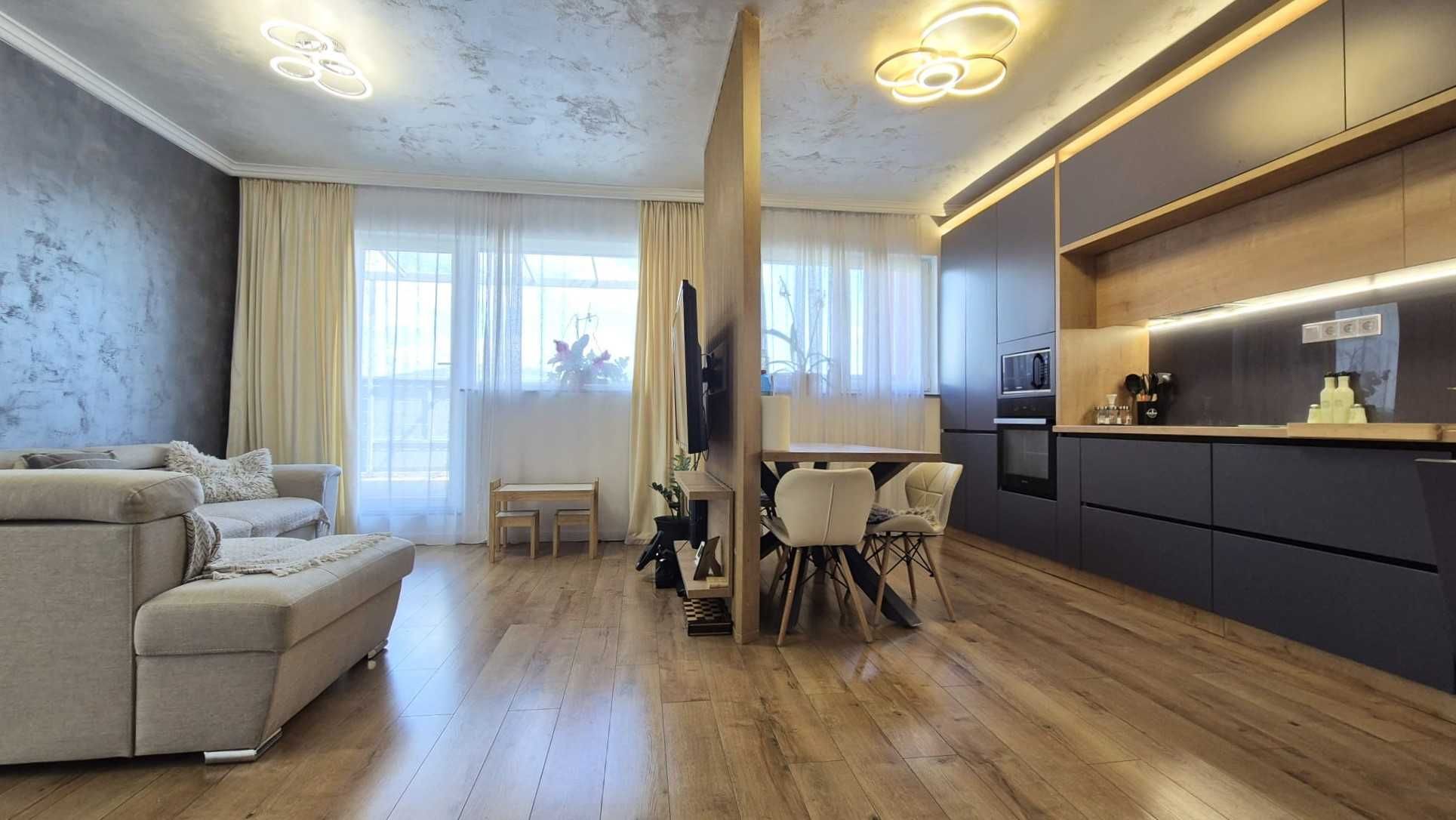 Apartament superfinisat 57mp, cu terasa de 53mp și panouri fotovoltaic