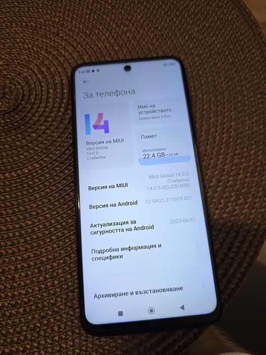 Xiaomi Redmi Note 9 pro