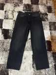 Blugi barbati loose fit negri