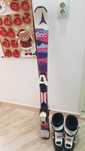 Ski 120 și clapari 24.5 (pentru fete)