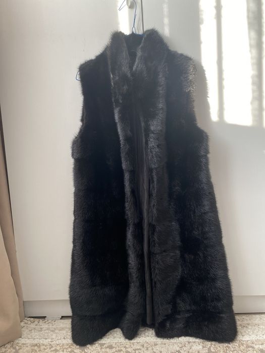 Норковая безрукавка