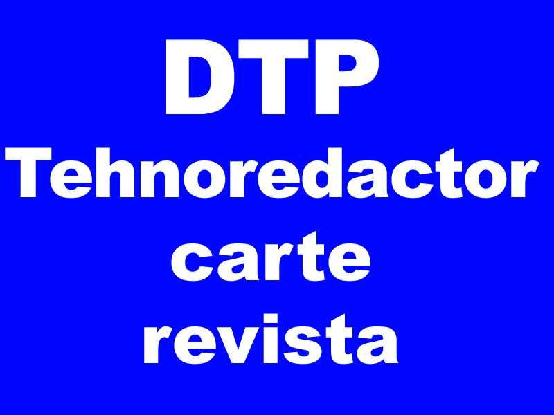 Tehnoredactare carte,