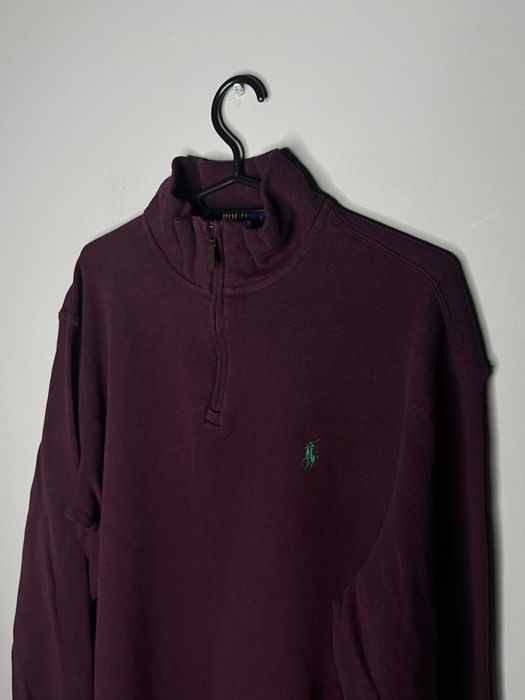 Polo Ralph Lauren Cotton Quarter Zip Estate Rib Sweater Мъжки Пуловер