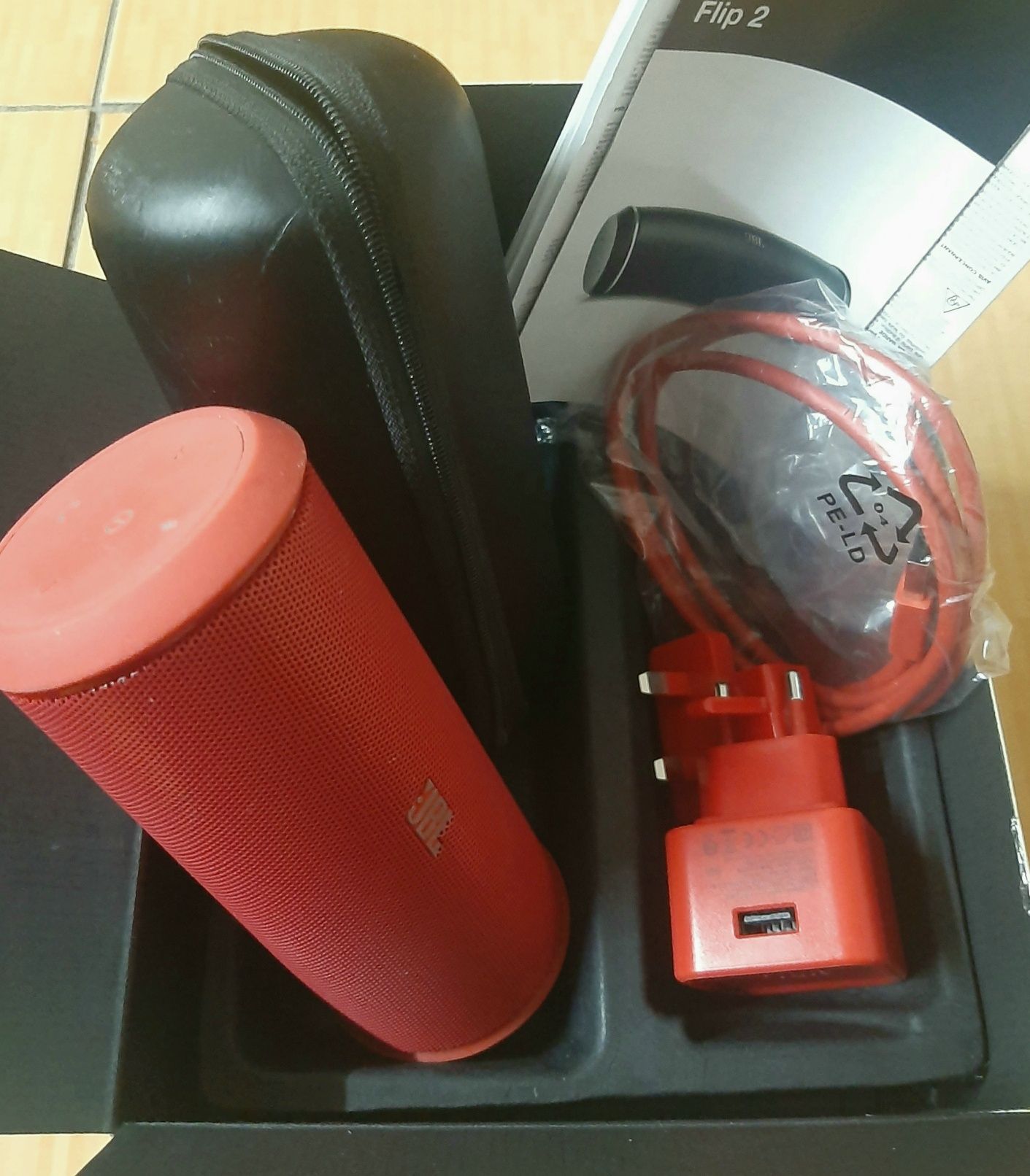 Портативная колонка JBL Flip 2 красный Harman Kardon