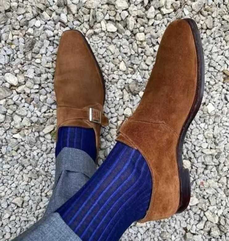 Pantofi monk 45 de lux Daniel Kenneth NOI lucrati manual piele natural