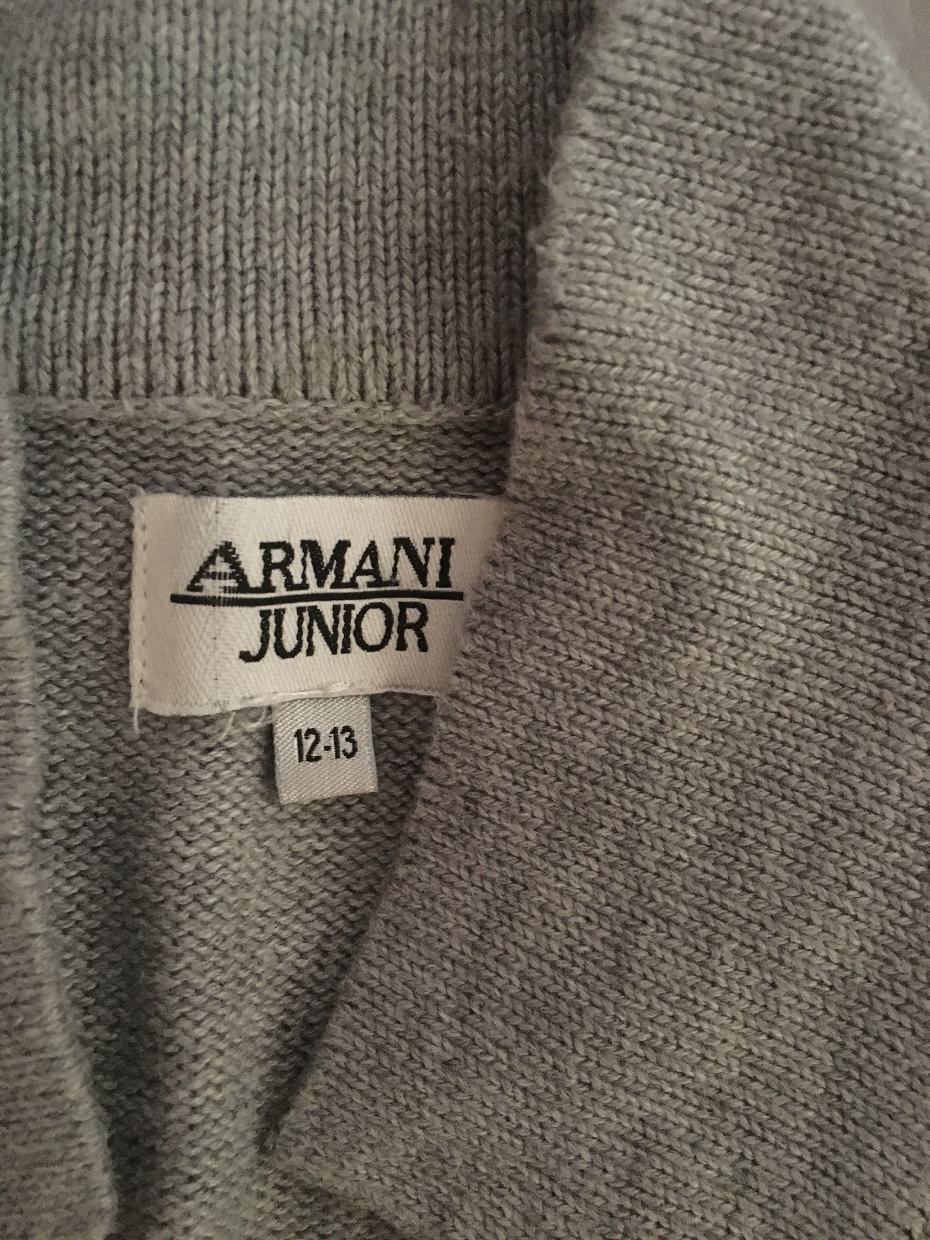 Кardigan Armani Junior 12–13 лет made in italy