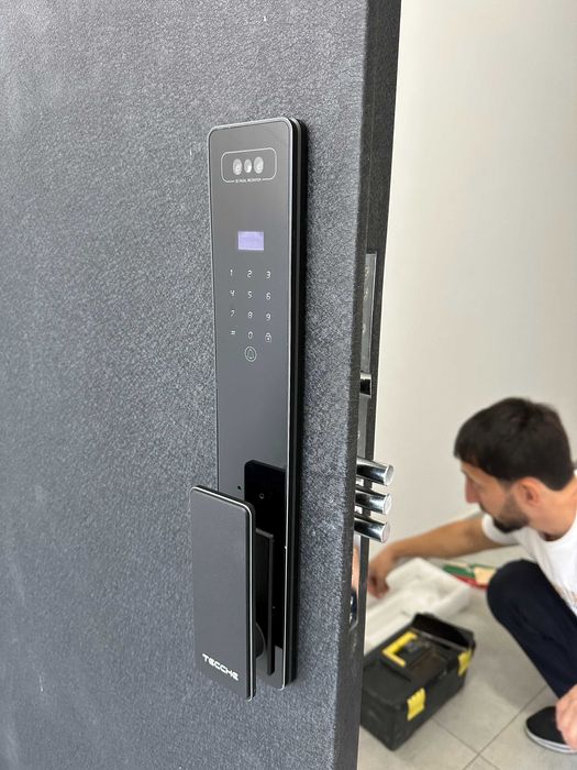 Aqilli qulf, Умный замок, Face id, с отпечатком, с паролем Smart Wi Fi