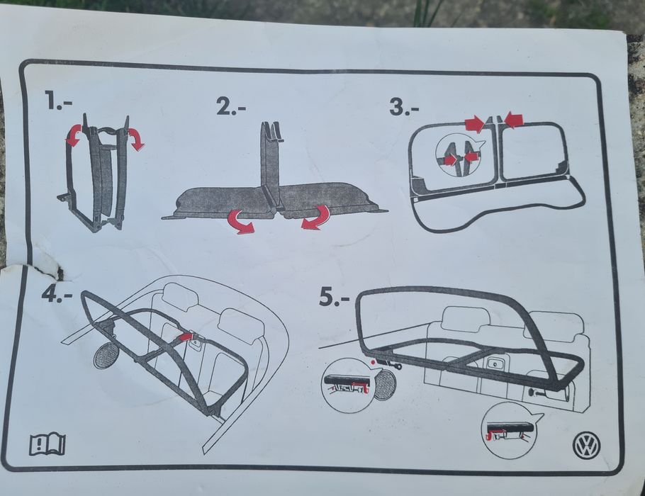 Заден дефлектор за VW костенурка beetle 2003-2010 г