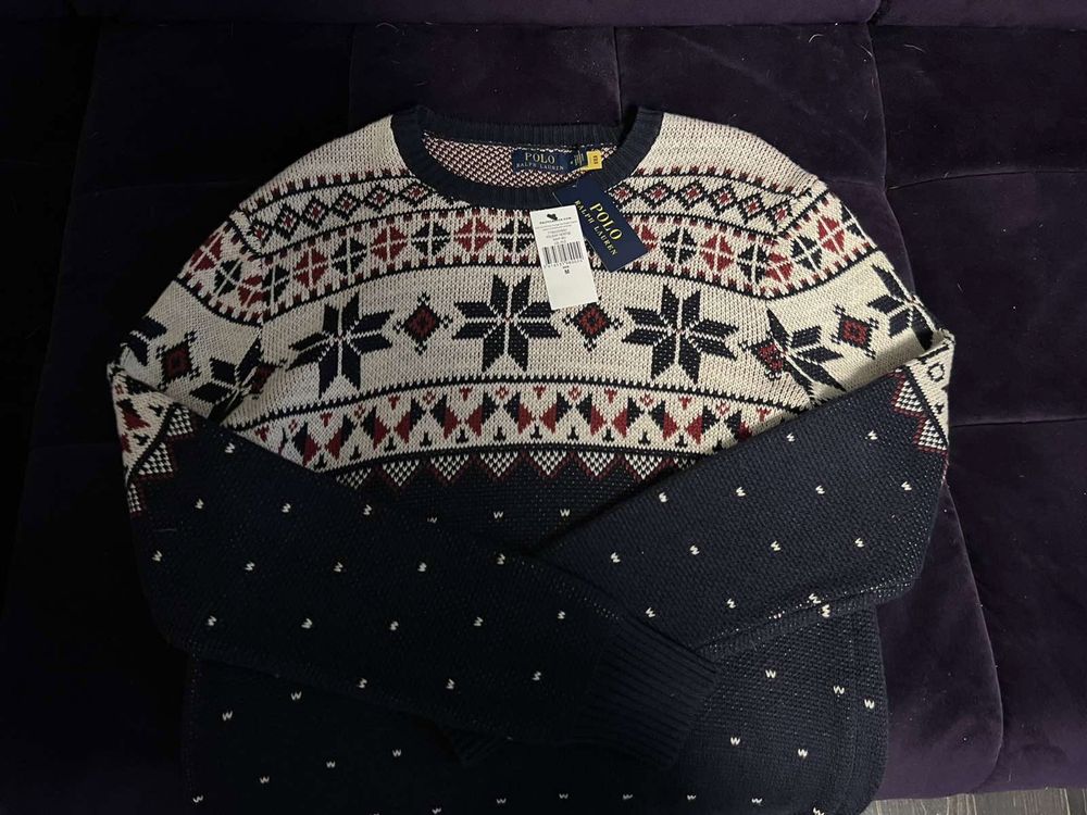 Промоция!!!Коледен пуловер Ralph Lauren от 200 на 130лв