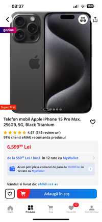 Iphone 15 pro max sigilat