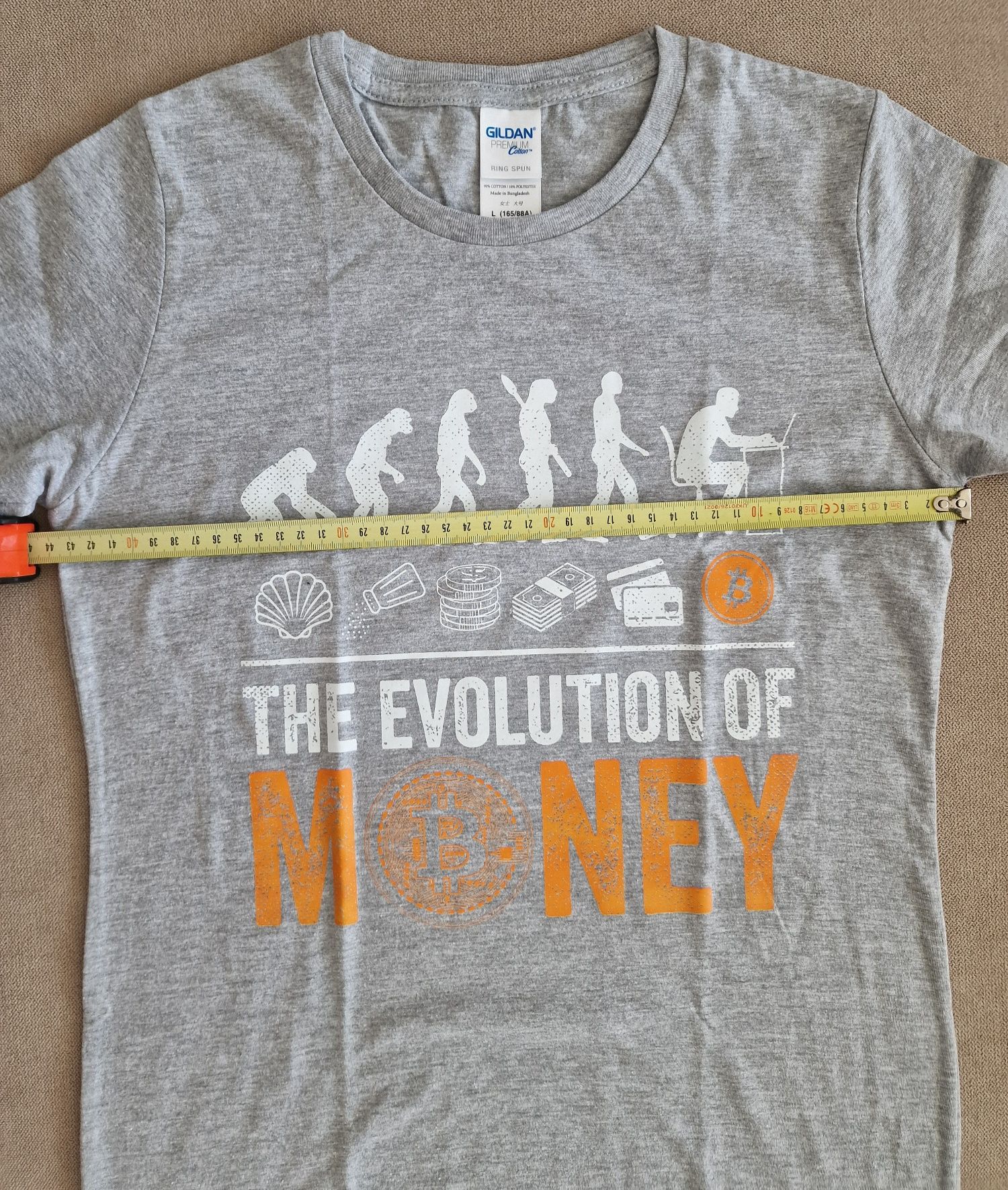 Bitcoin дамска тениска, The Evolution of MONEY, крипто