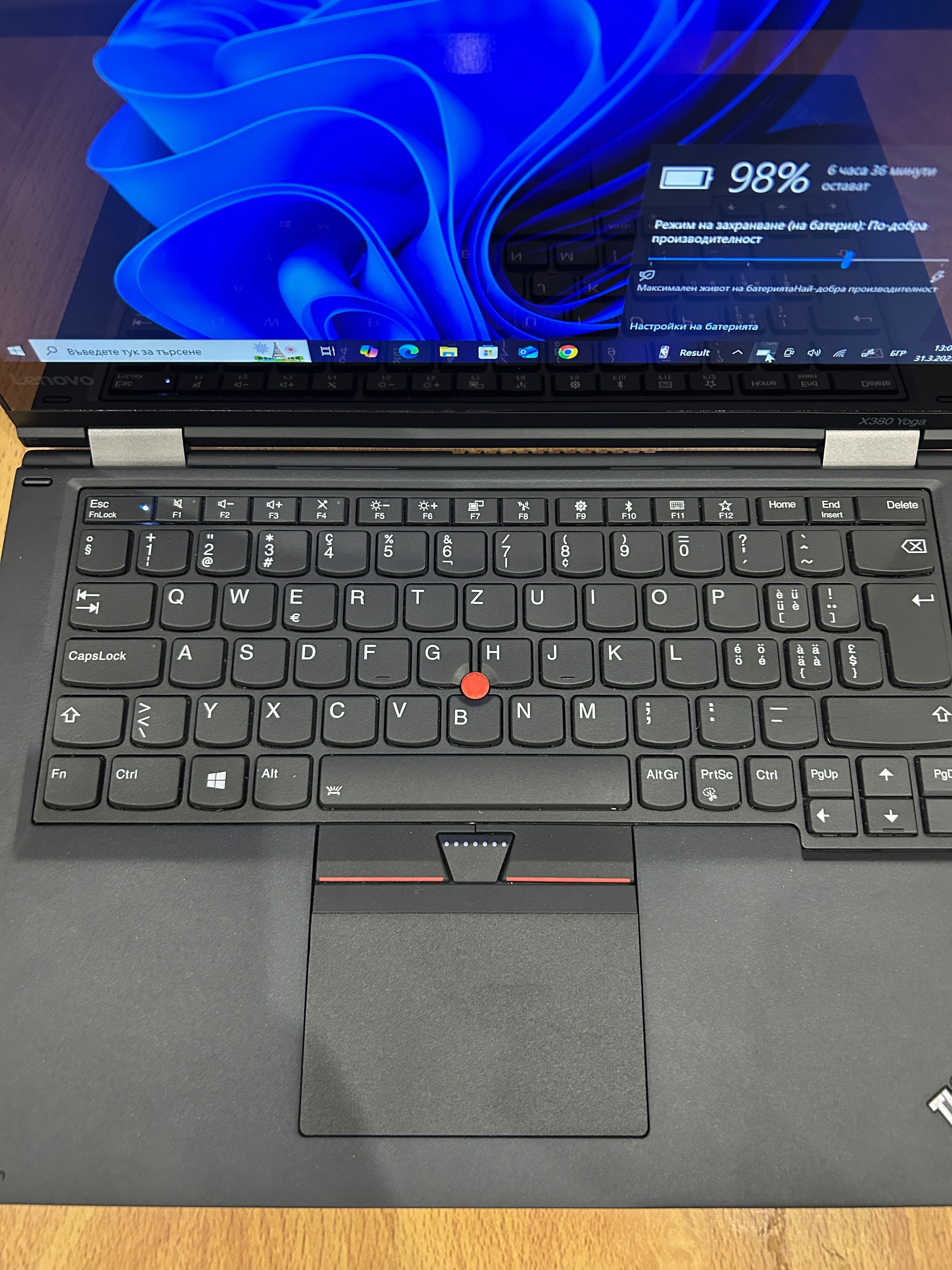 Лаптоп Lenovo X380 Yoga i5/8GB RAM/256GB с 3 месеца гаранция! ТЪЧ
