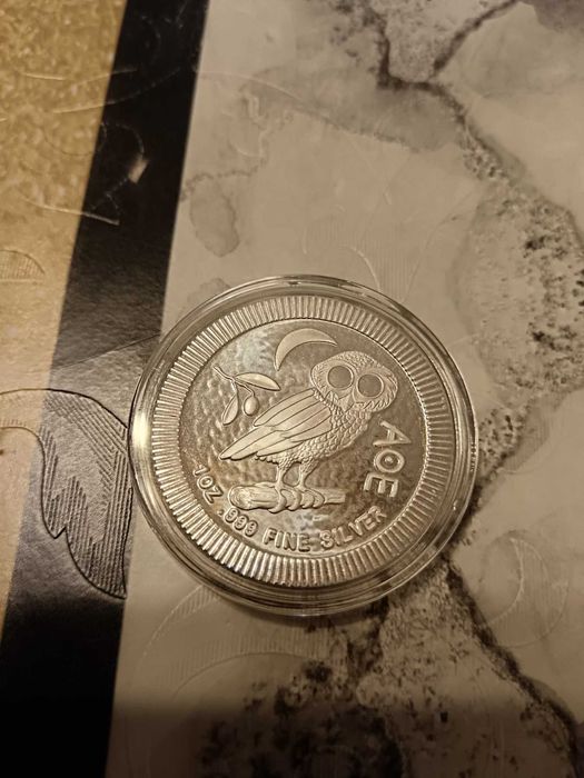 сребърни монети Ноев ковчег, Атинска сова, Маори, Мустанг