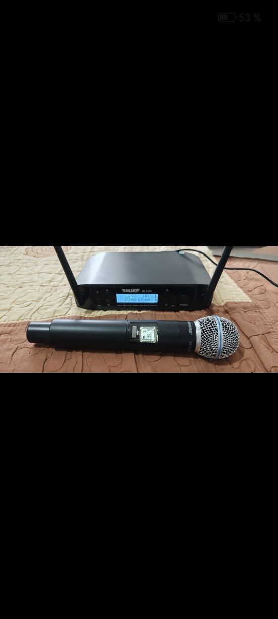Vând microfon Shure beta 58 Glxd4 nou pt cei interesați sunați