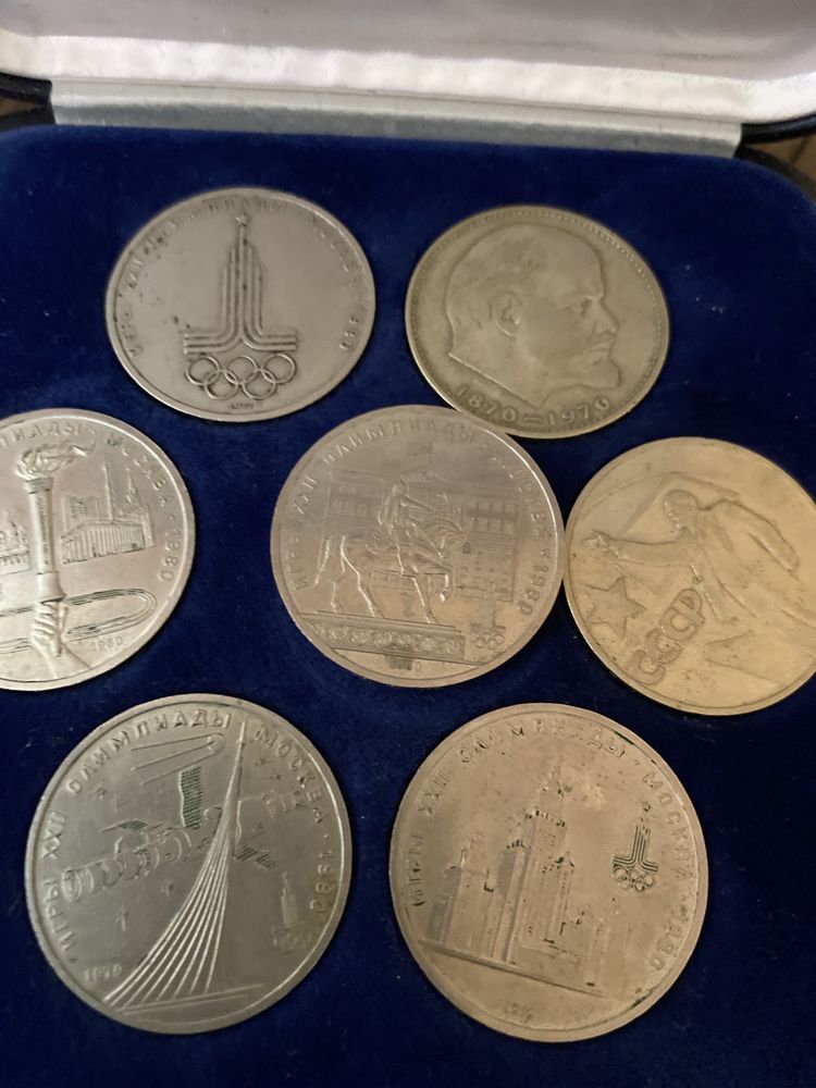 Колекционные монеты , 1980 игры олимпиады