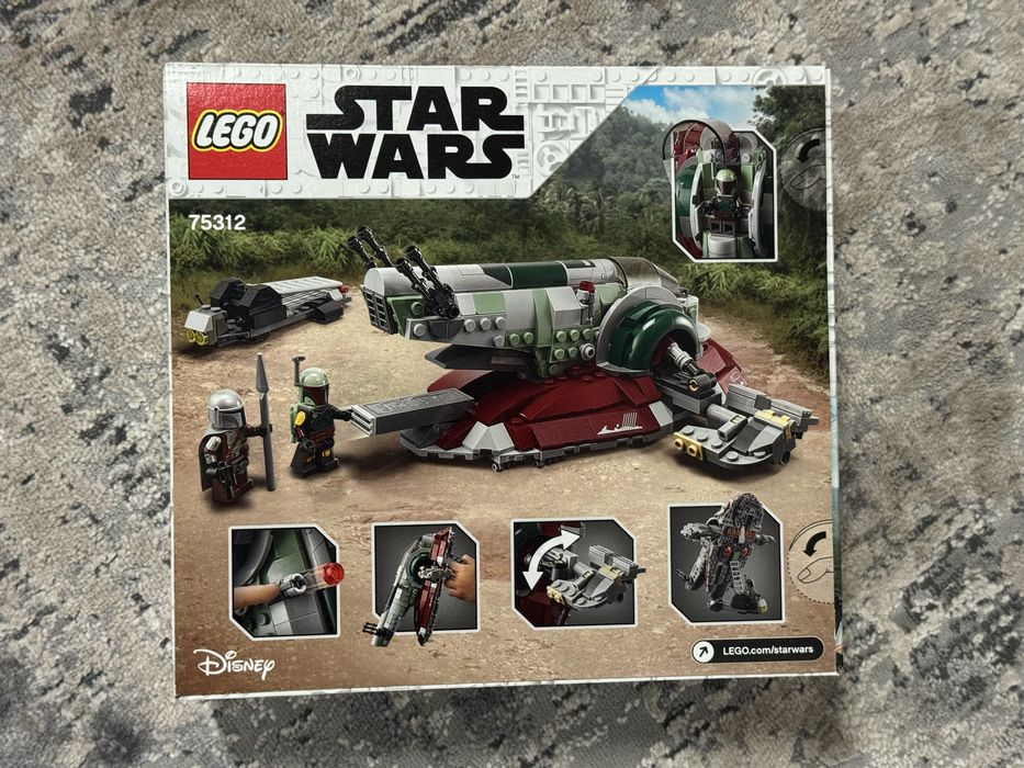 Lego Star Wars 75312, Boba Fett’s Starship, Nou Sigilat