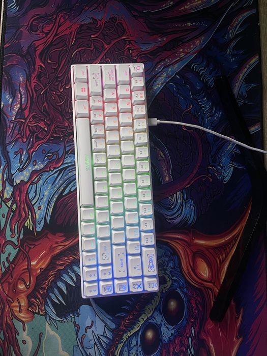 Tastatura AQIRYS Mira, wireless, Alb