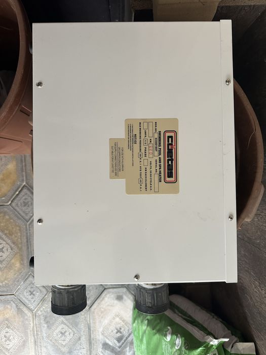 Нагреватель воды для бассейна 3-х фазный с термостатом