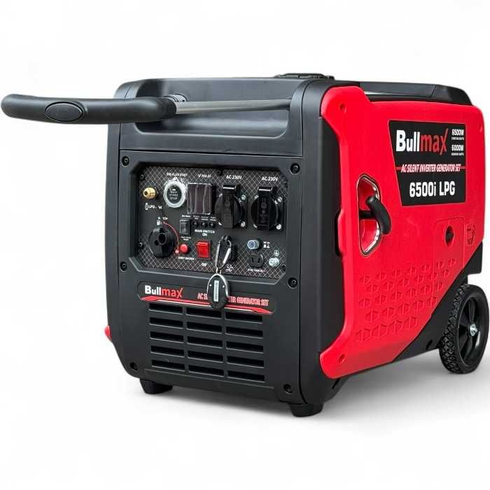 Инверторен агрегат за ток Bullmax 6500i LPG,6.4kW, 5.4kW Бензин, Газ