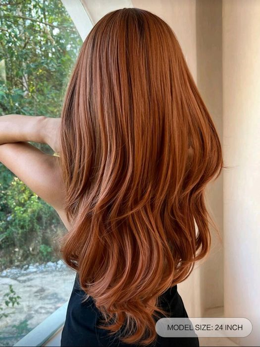 Ново  налична  Медна перука 60 CM