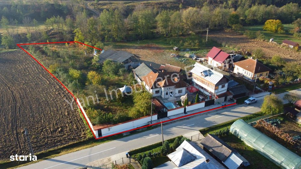 Casă + spațiu comercial de vânzare în comuna Băiculești, județ Argeș.