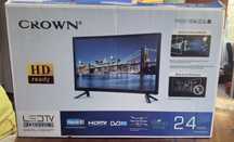 TV CROWN 24`, LED, HD Redy, Телевизор 24 инча, 12 волта
