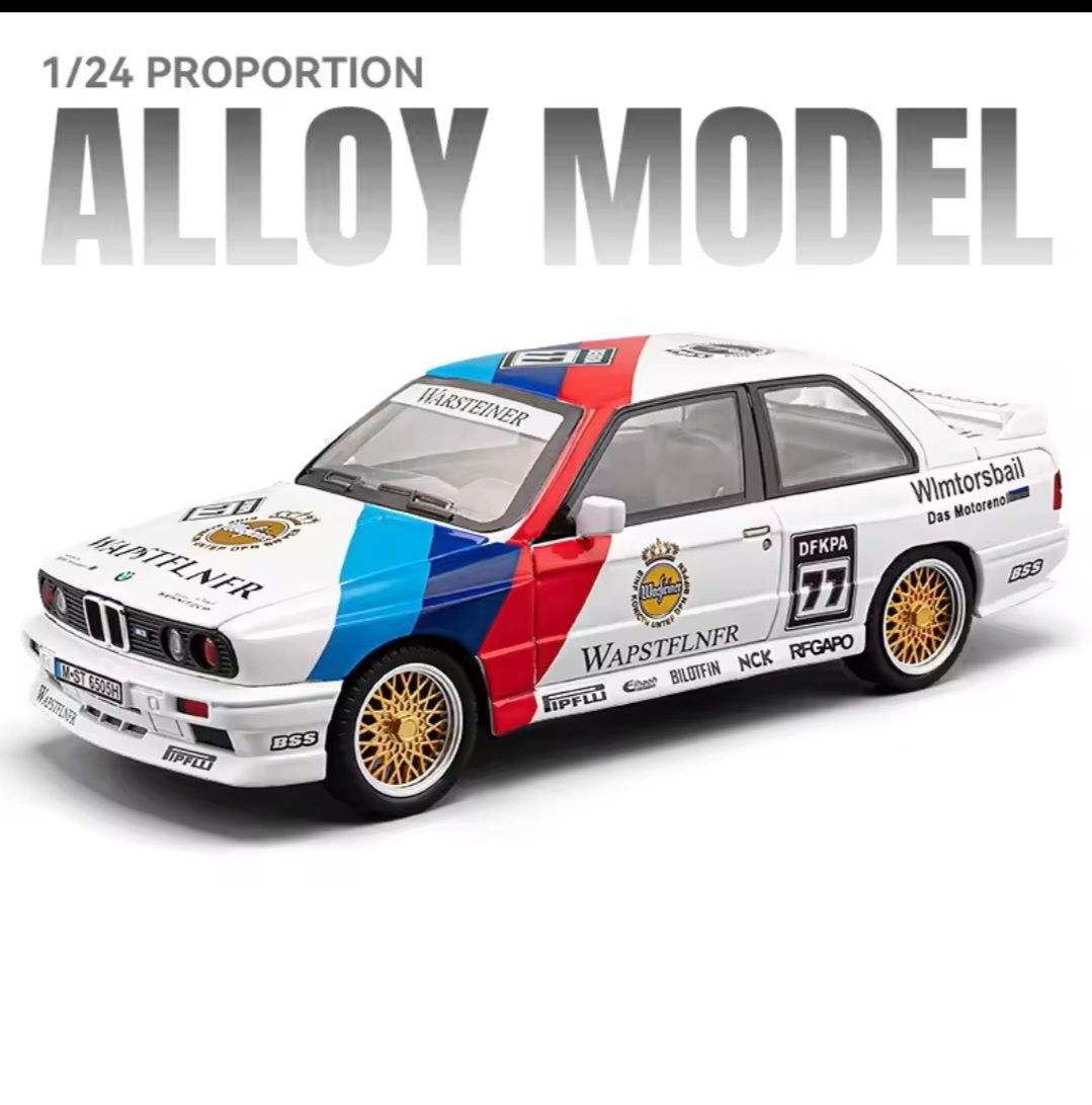Macheta BMW M3 1987 ursulet scara 1:24 deosebit