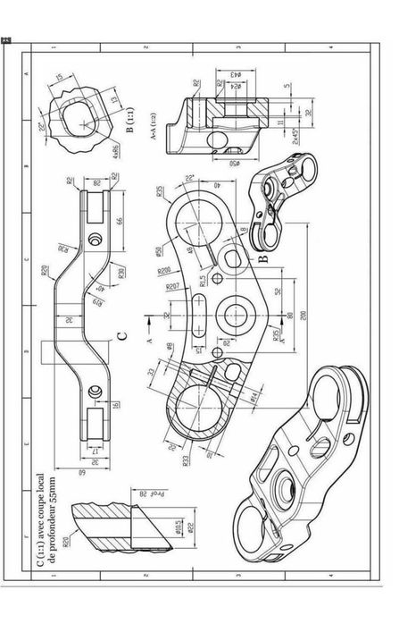 2D моделирование, AutoCad чертежи