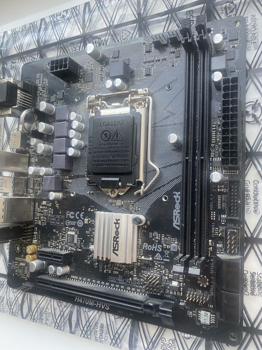 Материнская плата ASROCK H470M-HVS сокет LGA 1200