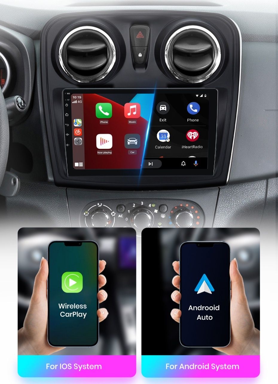 Navigatie Android dedicata Dacia Logan/Sandero 2014-2019