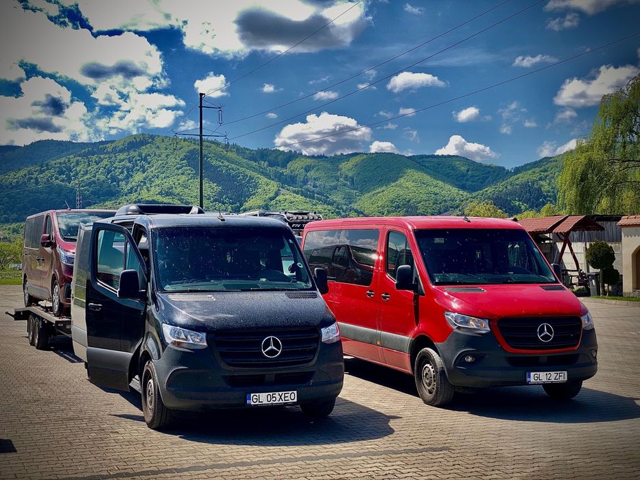 Inchirieri microbuze 8+1 automate transport persoane si auto platforma