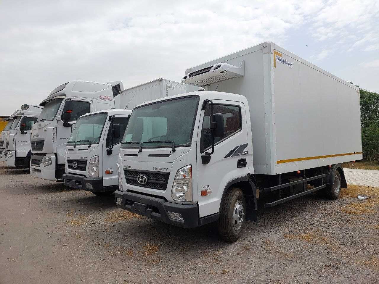 Цельнометаллический фургон Hyundai Mighty установлен метан газ может