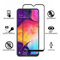 Samsung A70/A50/A40 Pachet Husa Silicon + Folie Sticla Full Glass