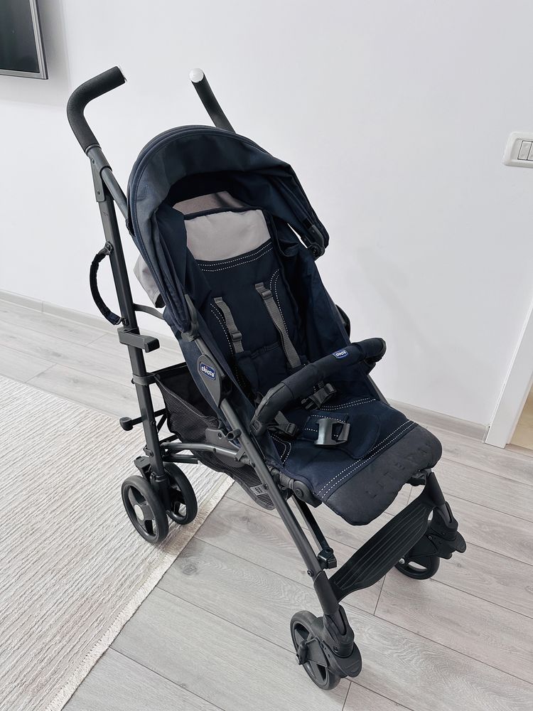 Carucior sport Chicco Liteway 3, 0-6 ani, albastru inchis