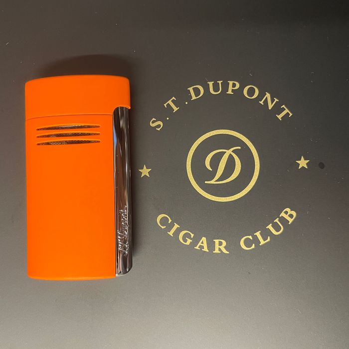 Оригинална запалка за пури ST Dupont Megajet Orange matte 020809 НОВА