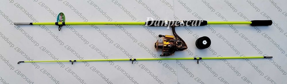 SET Lanseta WB fibra sticla plina 2,40m cu Mulineta MA6000 11 rulmenti