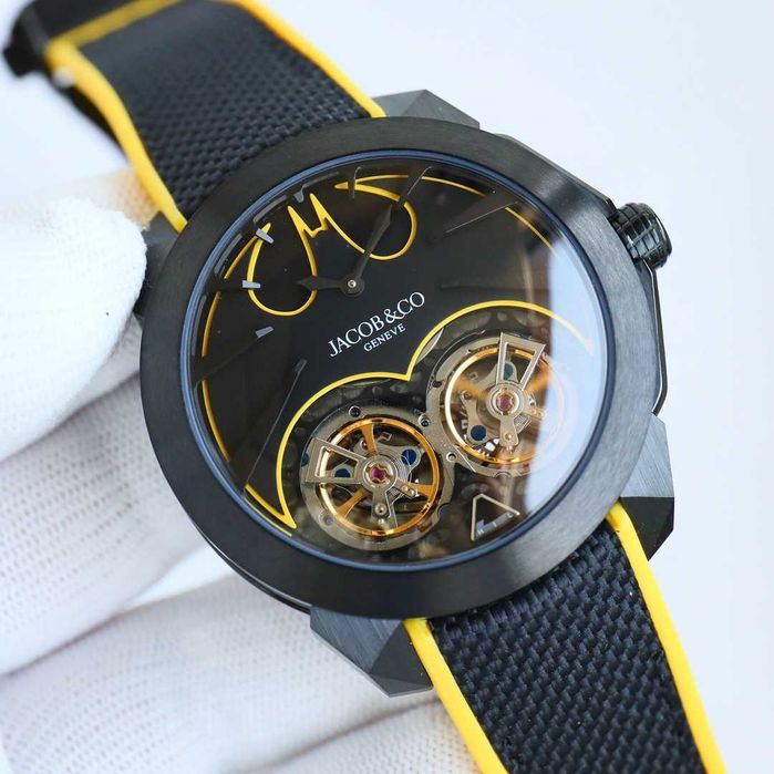 Jacob & Co. Gotham City Black DLC Titanium с автоматичен механизъм