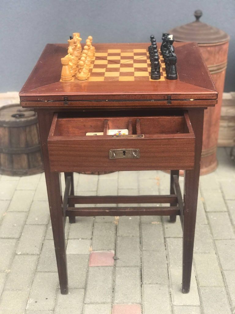 Masă de joc Victoriană