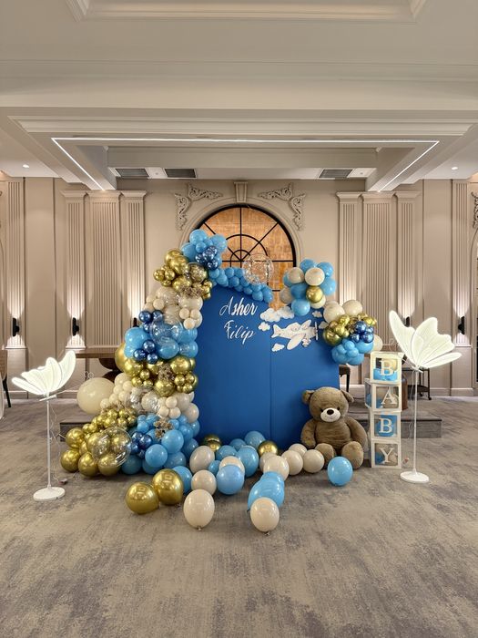 Aranjament decor baloane  botez nunta majorat