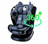 Scaun Auto Tweety Plus DELUXE BUF BOOF iSIZE UrsBlack cu Isofix - Nou