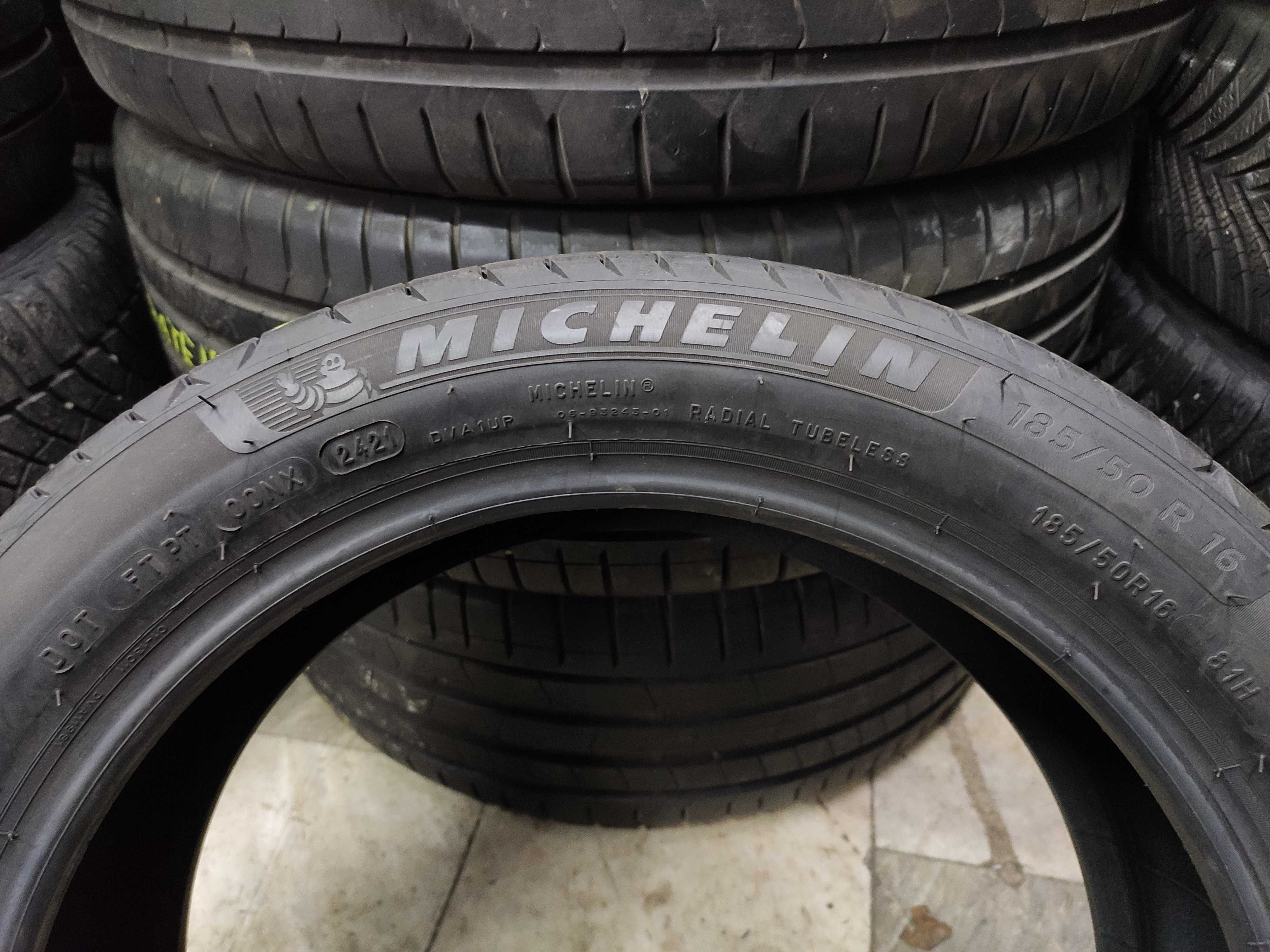 4бр Нови Демо Летни гуми 185 50 16 - Michelin - DOT 2021
