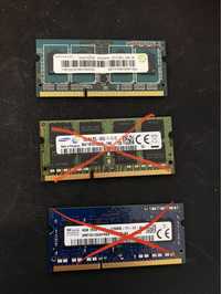 Vand RAM laptop DDR3 PC3 / PCL3