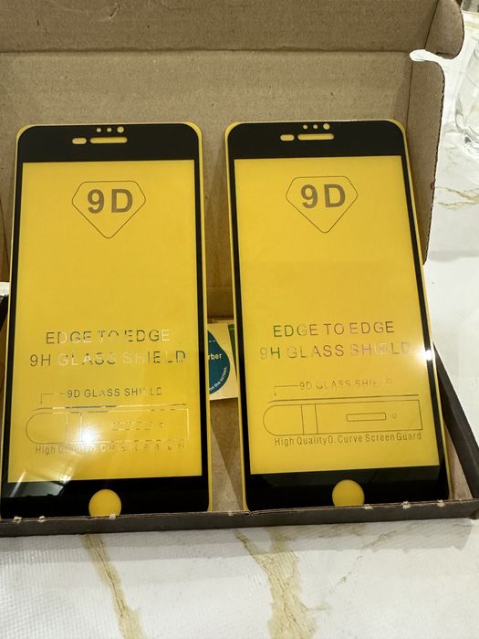 Защитное стекло для iPhone 7 Plus, 8 Plus.