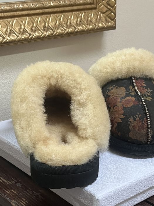 Papuci de casă, blană naturală și piele, Shepherd (UGG)