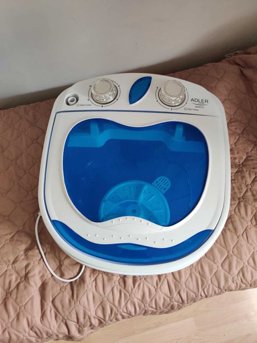 Мини пералня ADLER AD8051 – работеща, без кошчето за центрофуга