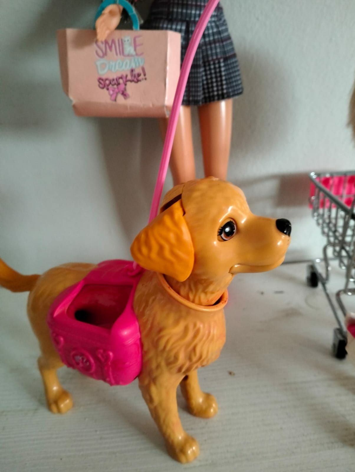 Păpușa barbie mattel set cu animalute