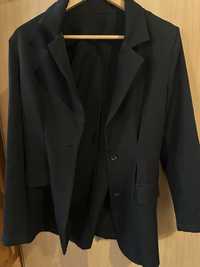 Черно тънко сако