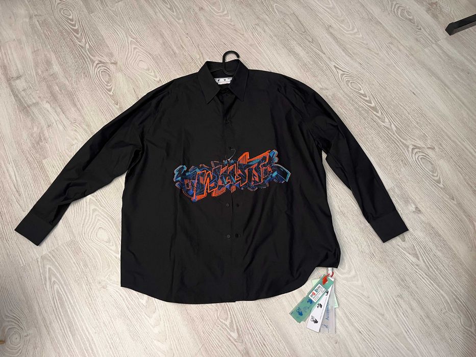 Off White camasa fashion S-M-L oversize, originala, retail 945 euro